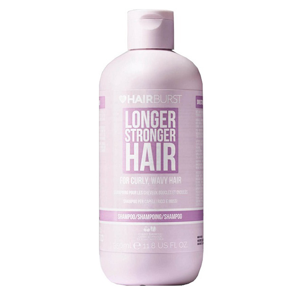  شامپو هیربرست Hairburst بنفش مخصوص موهای فر و مجعد حجم 350ml 