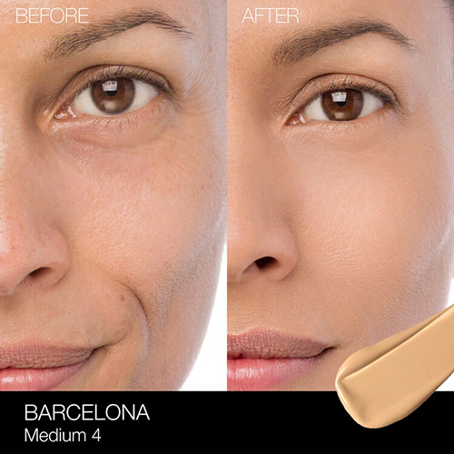 کرم پودر نارس NARS مدل Natural Radiant رنگ Barcelona M4 حجم 30 میل