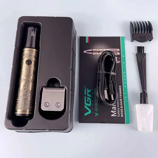  ماشین اصلاح موی سر و صورت وی جی ار مدل V-618 