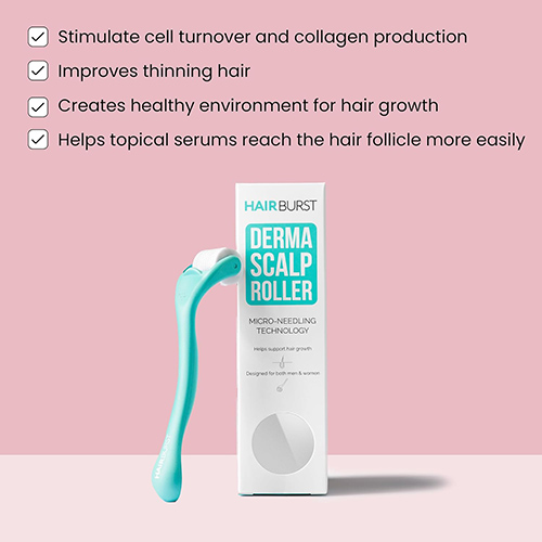 درمارولر هیربرست 0.25 رشد مجدد و ضدریزش مو HAIR BURST Scalp Roller