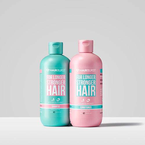 شامپو و نرم کننده مو هیر برست مدل For Longer Stronger Hair حجم 350+350 میل