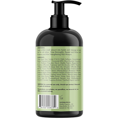 شامپو تقویت کننده و ضد ریزش مو میله مدل Rosemary Mint حجم 355 میل