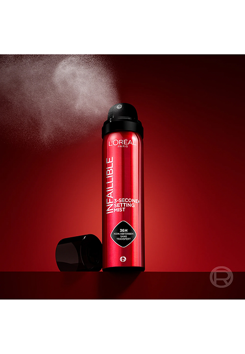 اسپری فیکس کننده آرایش Infaillible 3-Second Setting Mist تثبیت 3 ثانیه ای حجم 75 میل
