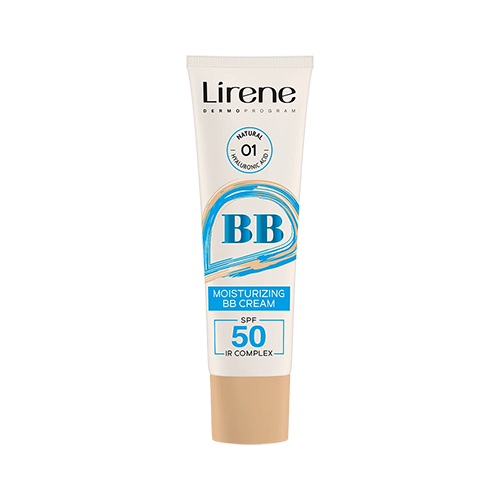 بی بی کرم لیرن Moisturizing SPF 50 رنگ طبیعی 30 میل