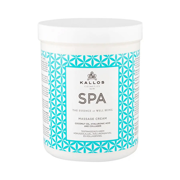 کرم ماساژ بدن لهستانی کالوس Kallos SPA حاوی روغن نارگیل