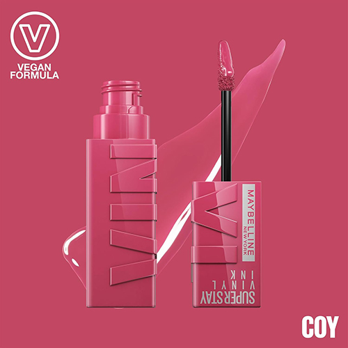 رژ لب مایع براق میبلین Maybelline Super Stay Vinyl Ink شماره 20 Coy