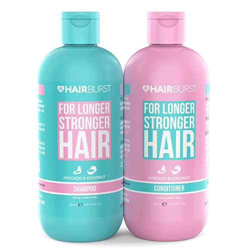 شامپو و نرم کننده مو هیر برست مدل For Longer Stronger Hair حجم 350+350 میل