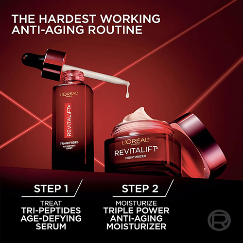 سرم ضد چروک و جوانساز لورآل مدل Revitalift Laser Tri Peptide حجم 30 میل