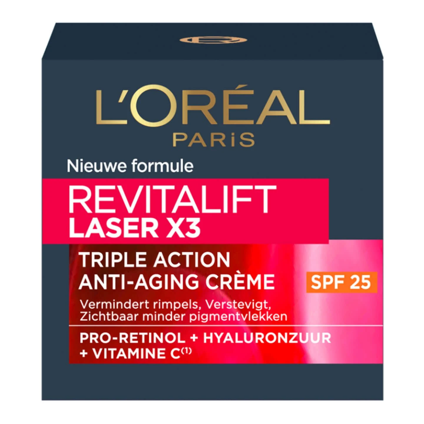 کرم ضد چروک و جوانساز روز لورآل پاریس Revitalift Laser SPF 25 حجم 50 میل
