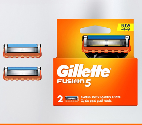 تیغ یدک خودتراش ژیلت Gillette Fusion5 بسته 2 عددی