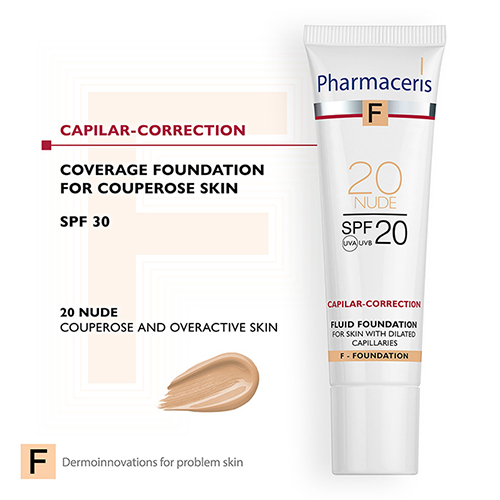 کرم پودر مینرال مات کننده فارماسریز SPF30 شماره Natural 20 حجم 30 میل