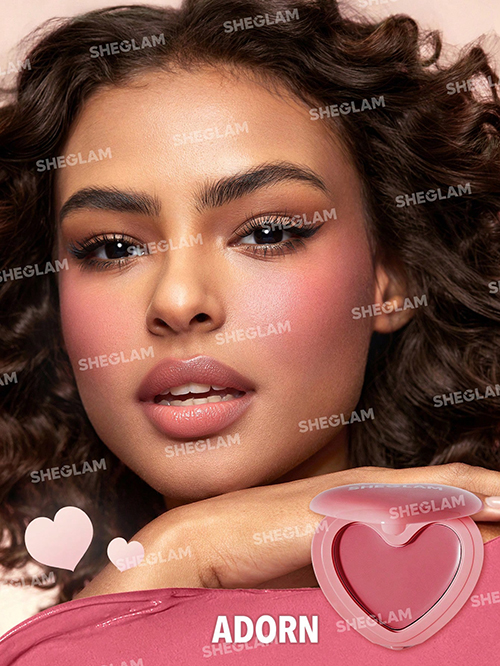 رژگونه کرمی قلبی شیگلم Playing Cupid مدل Adorn