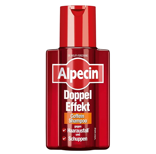 شامپو ضدریزش و ضدشوره کافئین آلپسین Alpecin Doppel Effekt حجم 200 میل