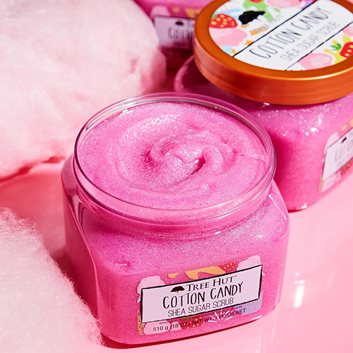 اسکراب بدن شکری پشمک cotton candy تری هات 510 گرم