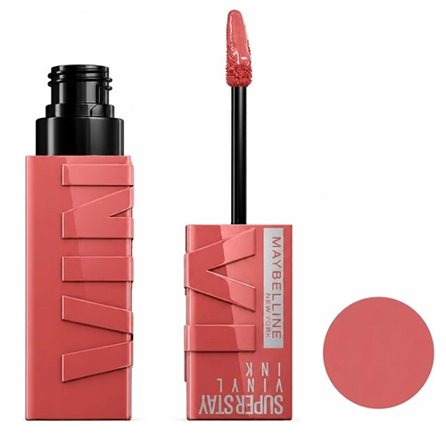 رژ لب مایع براق میبلین Maybelline Super Stay Vinyl Ink شماره 100 Charmed