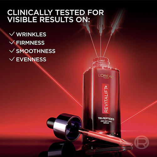 سرم ضد چروک و جوانساز لورآل مدل Revitalift Laser Tri Peptide حجم 30 میل