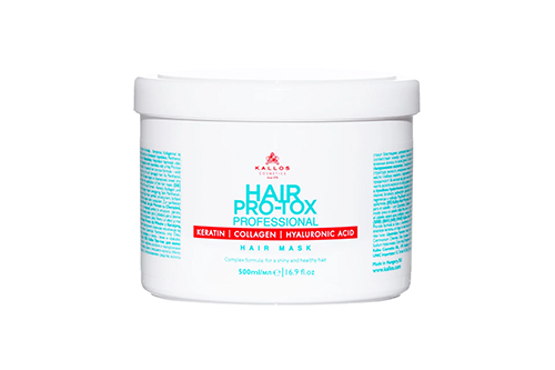 ماسک مو ترمیم کننده مجارستانی کالوس Kallos Hair Pro-Tox حاوی کراتین، کلاژن و هیالورونیک اسید 275 میل