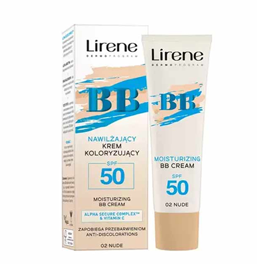 بی بی کرم لیرن Moisturizing SPF 50 رنگ نود 30 میل