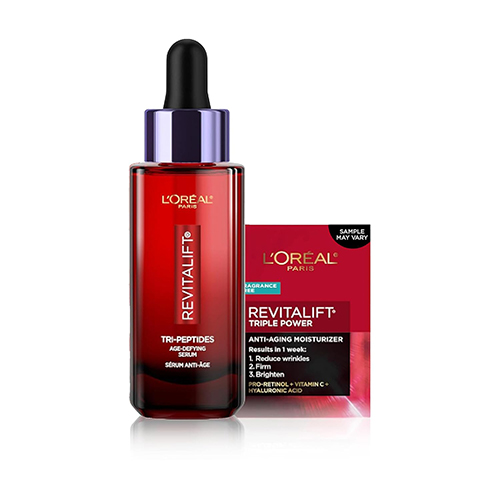 سرم ضد چروک و جوانساز لورآل مدل Revitalift Laser Tri Peptide حجم 30 میل