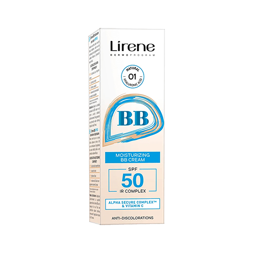 بی بی کرم لیرن Moisturizing SPF 50 رنگ نود 30 میل
