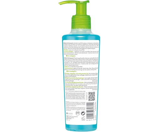 ژل شستشوی صورت پوست چرب بایودرما مدل Sebium Gel Moussant حجم 200 میل