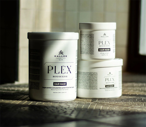 ماسک مو بازسازی کننده مجارستانی کالوس Kallos Plex Bond Builder ترمیم کننده موهای آسیب دیده 275 میل