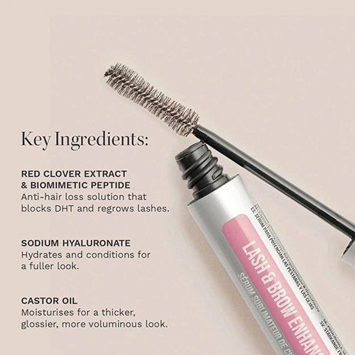 سرم تقویت کننده مژه و ابرو Hairburst مدل Lash & Brow Enhancing Serum