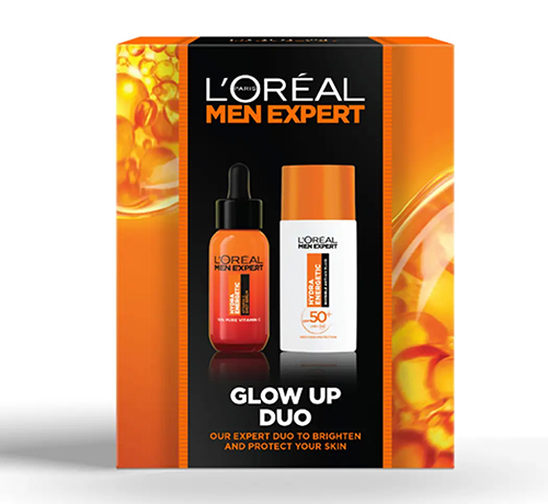 ست هدیه مراقبت پوست مردانه لورآل پاریس Men Expert Glow Up دو عددی