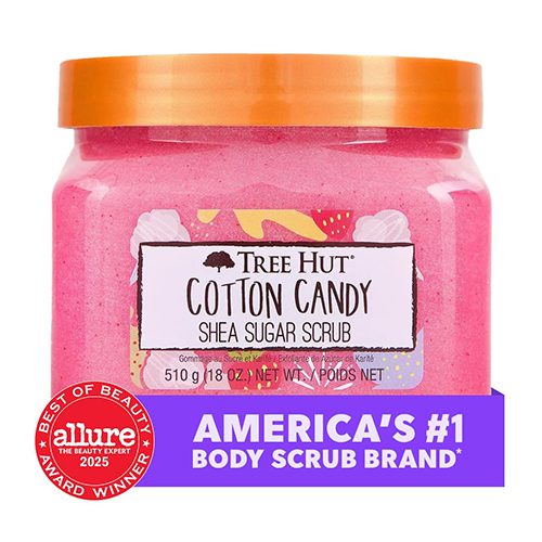 اسکراب بدن شکری پشمک cotton candy تری هات 510 گرم