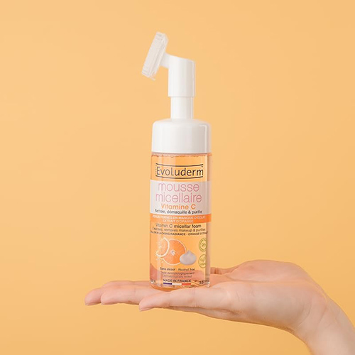موس میسلار پاک کننده ویتامین C اولودرم Vitamin C Micellar Foam حجم 150 میل