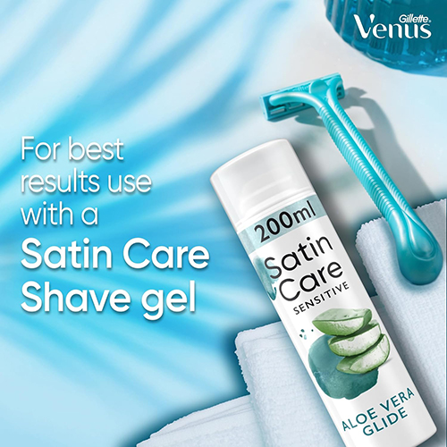تیغ دسته دار ونوس 2 لبه Gillette Simply Venus ژیلت 12 عددی