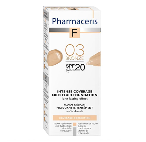 کرم پودر با ضد آفتاب SPF 20 فارماسریز رنگ Bronze 03