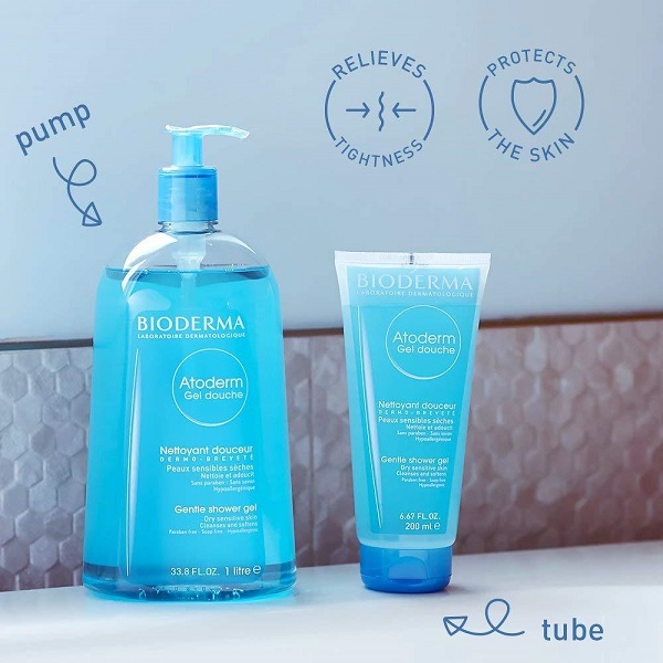 ژل شستشوی بدن بایودرما مدل Atoderm Gel Douche حجم 1000 میل
