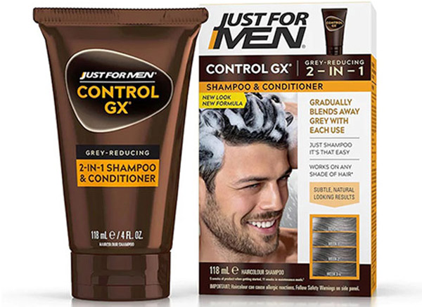 شامپو رفع تدریجی سفیدی مو جاست فورمن مدل Control GX