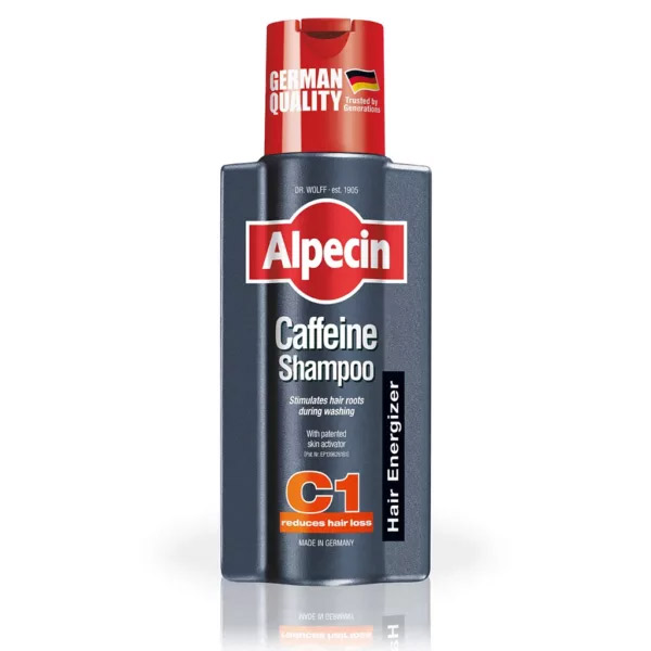 شامپو آلپسین مدل کافئین ضد ریزش تقویتی Alpecin C1 germany سایز 375 میل بزرگ