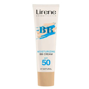 بی بی کرم لیرن lirene spf50 انواع پوست پوشش بالا