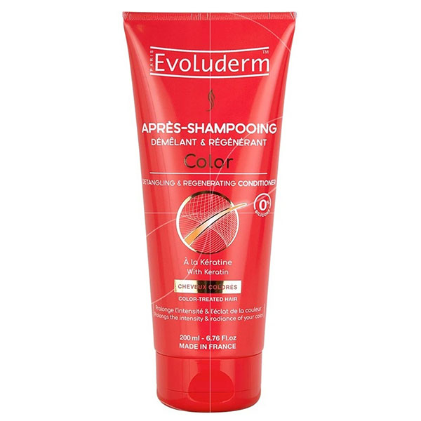 نرم‌کننده مو اولودرم مدل Colorkeratin حجم 200 میلی‌لیتر