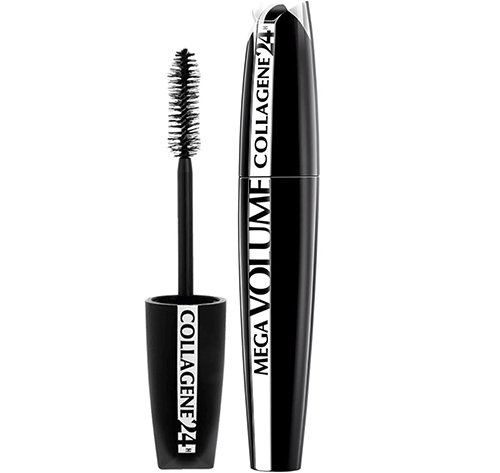 ریمل حجم دهنده اکسترا بلک 24 ساعته Mega Volume Collagen Extra Black