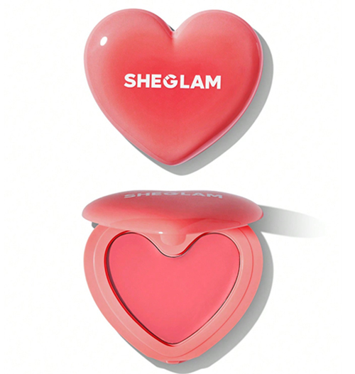 رژگونه کرمی قلبی شیگلم Sheglam مدل Playing Cupid رنگ Delight