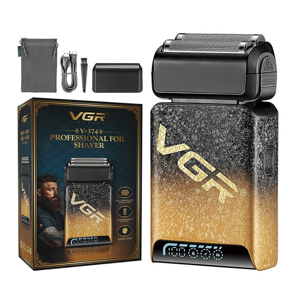 ماشین اصلاح موی صورت شارژی وی جی ار مدل v-374