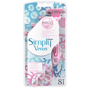 خودتراش یکبارمصرف ونوس مدل Simply Venus 8
