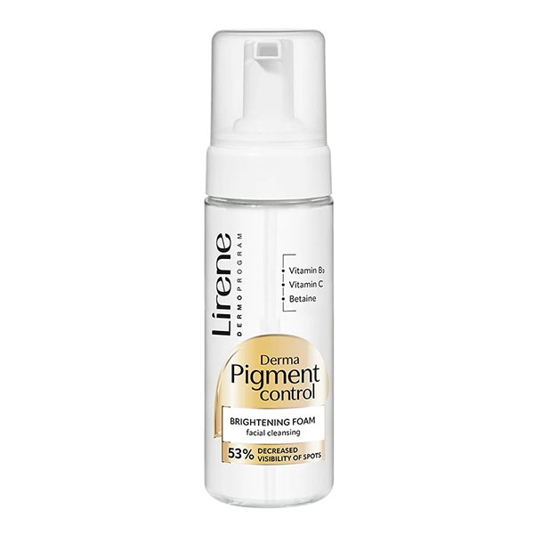 فوم شستشوی روشن‌کننده و ضدلک Lirene Derma Pigment Control حجم 150 میلی لیتر