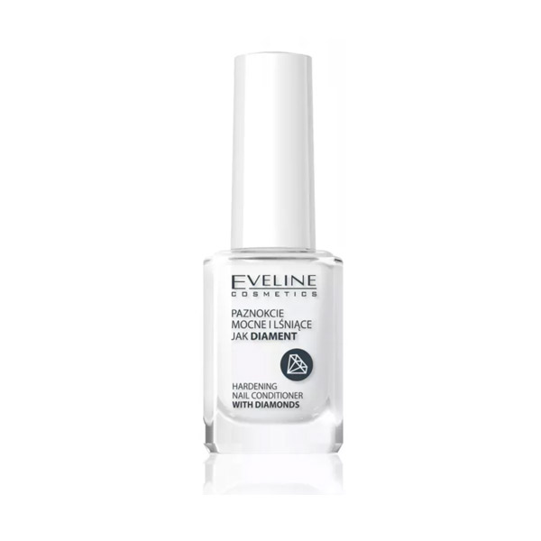 لاک ناخن تقویتی لهستانی اولاین Eveline Cosmetics Professional Diamond Nail مناسب ناخن های ضعیف حجم 12 میل