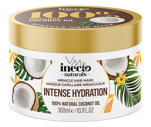 ماسک مو آبرسان اینکتو مدل Intense Hydration Coconut مناسب موهای خشک و وز 300 میل