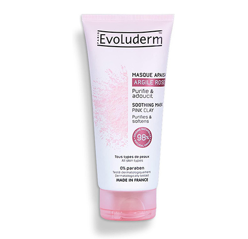 ماسک خاک رس صورتی آرامش بخش اولودرم Soothing Mask with Pink Clay حجم 100 میل