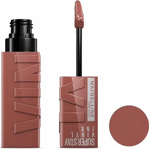 رژ لب مایع براق میبلین Maybelline Super Stay Vinyl Ink شماره 120 Punchy