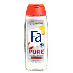 شامپو بدن فرانسوی فا پیور Fa Pure Freshness با رایحه الهام بخش هلو و لیچی 250 میل