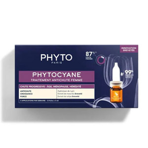 سرم ضد ریزش قوی بانوان فیتو مدل Phytocyane 12 ویال 5 میل