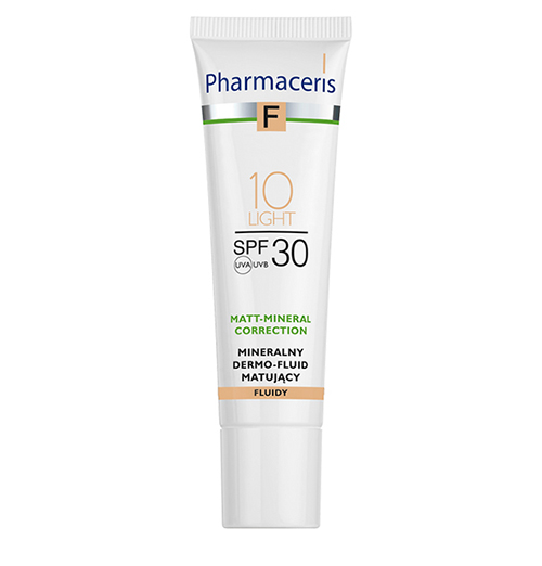 کرم پودر مینرال مات کننده فارماسریز  SPF30 شماره 10 Light حجم 30 میل
